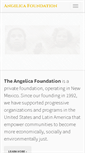 Mobile Screenshot of angelicafoundation.org